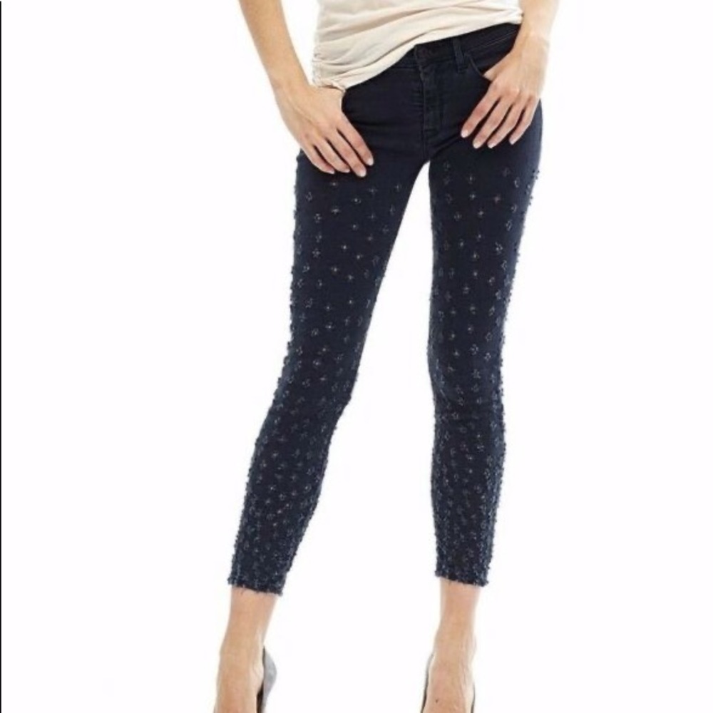 Hudson Nico Super Skinny Ankle Jeans Y2K Soft Grunge Indie Sleaze Punk